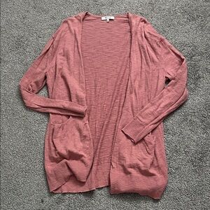 Madewell Rich Berry Summer Ryder Cardigan Sweater Size Small